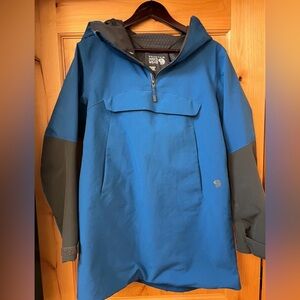Mountain Hardwear Ski Snowboard Jacket Anorak Ski Womens Small Blue Black